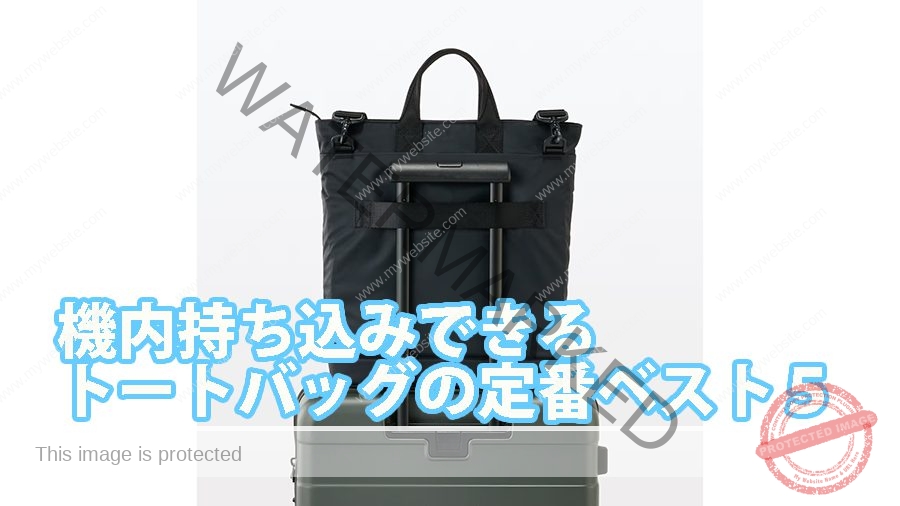 機内持ち込みOKトートバッグの定番ベスト5!おしゃれに手荷物ストレスを解消! 2 2way tote