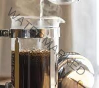 coffee press boild water